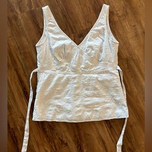 J. CREW white cotton tank top - Size Small